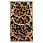 Petit Sac Cadeau Leopard - imprimé tacheté animal (Dos)