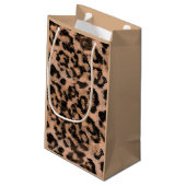 Petit Sac Cadeau Leopard - imprimé tacheté animal (Dos Angle)