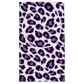 Petit Sac Cadeau Léopard pourpre (Dos)