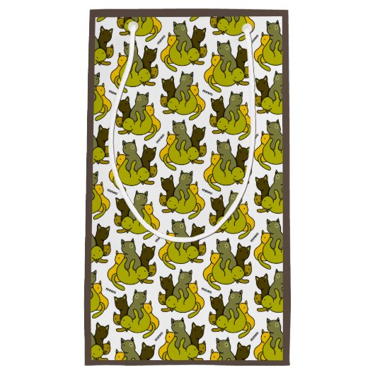 Petit Sac Cadeau Les chatons d'olive (Devant)