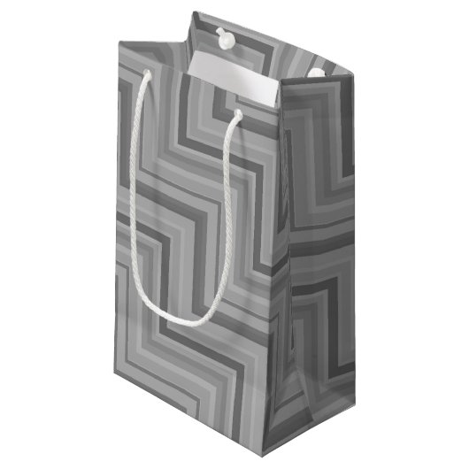 Petit Sac Cadeau Les Grands Stripes (Devant Angle)
