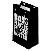 Petit Sac Cadeau Les joueurs de basse mieux doigts (Devant Angle)