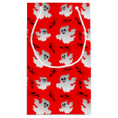 Petit Sac Cadeau Les mignons fantômes d'Halloween (Dos)