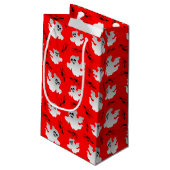 Petit Sac Cadeau Les mignons fantômes d'Halloween (Dos Angle)