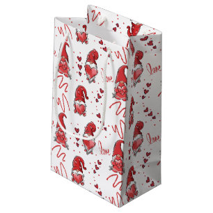 Petit Sac Cadeau Les mignons Gnomes d'amour de Valentine