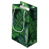 Petit Sac Cadeau Les palmiers de la jungle (Dos Angle)