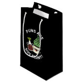 Petit Sac Cadeau Les Puns Sont Soy Ferny Sauce De Soja Plante Pun D (Devant Angle)