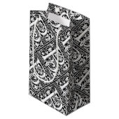 Petit Sac Cadeau Lettre B Monogramme médiéval Art Nouveau (Devant Angle)