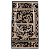 Petit Sac Cadeau Lettre H Monogramme médiéval Art Nouveau (Devant)
