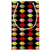 Petit Sac Cadeau lèvres colorées (Dos)