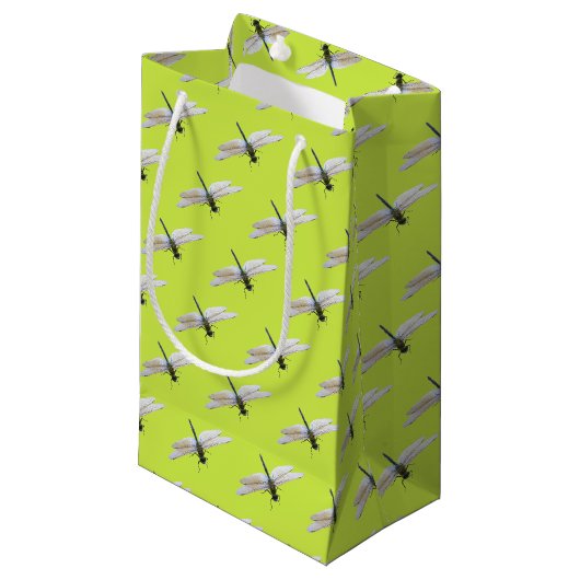 Petit Sac Cadeau libellule (Devant Angle)