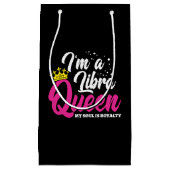 Petit Sac Cadeau Libra Anniversaire Queen Astrologie Septembre Octo (Devant)