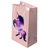 Petit Sac Cadeau Licorne de l'espace (Dos Angle)