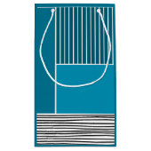 Petit Sac Cadeau Lignes Abstraites (Dos)