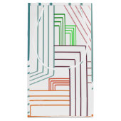Petit Sac Cadeau Lignes Art Déco (Dos)