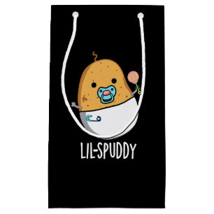 Petit Sac Cadeau Lil-spuddy Drôle de Pun de Pomme de Terre Fond Som