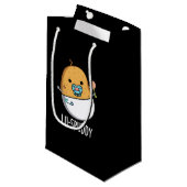 Petit Sac Cadeau Lil-spuddy Funny Potato Pun Dark BG (Devant Angle)