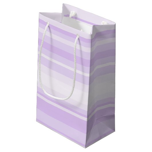 Petit Sac Cadeau Lilac rayures (Dos Angle)