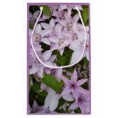 Petit Sac Cadeau lilas, clematis, belle, fleur, fleur lilas, (Dos)