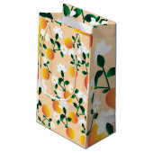 Petit Sac Cadeau Little Cutie Orange Motif (Dos Angle)