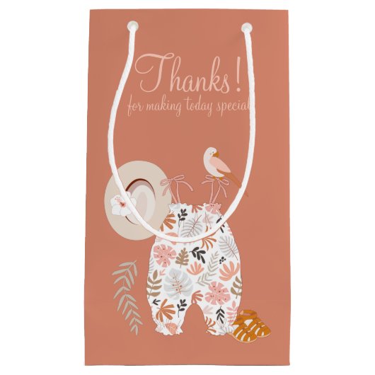 Petit Sac Cadeau Little Explorer Adventure Boho Vêtements bébé (Devant)