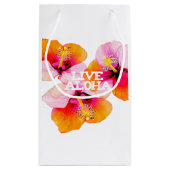 Petit Sac Cadeau Live Aloha Tropical Hibiscus Wedding Welcome Swag (Dos)