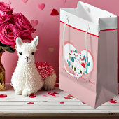 Petit Sac Cadeau Llama Llove Valentine