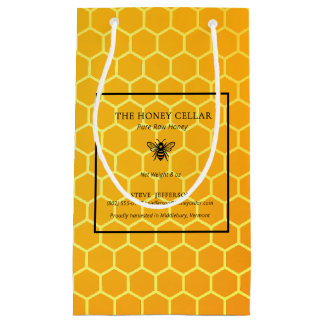 Petit Sac Cadeau Logo de l'apiculteur de l'apiculture artisanale de