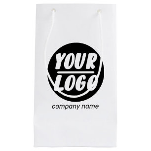 Petit Sac Cadeau Logo d'entreprise personnalisé - promotion ajouter