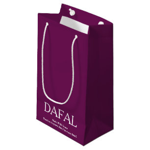 PETIT SAC CADEAU LOGO NOM PERSONNALISÉ ÉLÉGANT SIMPLE MODERNE STYLÉ