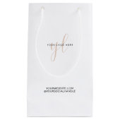 Petit Sac Cadeau Logo personnalisé pour petits groupes d'entreprise (Devant)