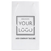 Petit Sac Cadeau Logo promotionnel simple de la société (Dos)