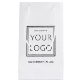 Petit Sac Cadeau Logo promotionnel simple de la société (Devant)