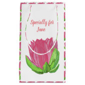 Petit Sac Cadeau Lotus rose (Devant)
