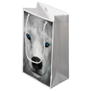 Petit Sac Cadeau Loup Arctique