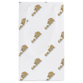 Petit Sac Cadeau Loutre de flottement mignonne (Dos)