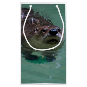 Petit Sac Cadeau Loutre de rivière nord-américaine