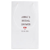 Petit Sac Cadeau Love Is Sweet Apple Chocolate Couple (Dos)