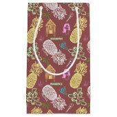 Petit Sac Cadeau Luau hawaïen modelé (Devant)