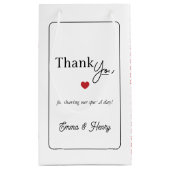 Petit Sac Cadeau Lucky in Love Wedding  (Dos)