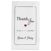 Petit Sac Cadeau Lucky in Love Wedding  (Devant)