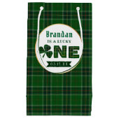 Petit Sac Cadeau Lucky Little Shamrock 1er anniversaire (Devant)