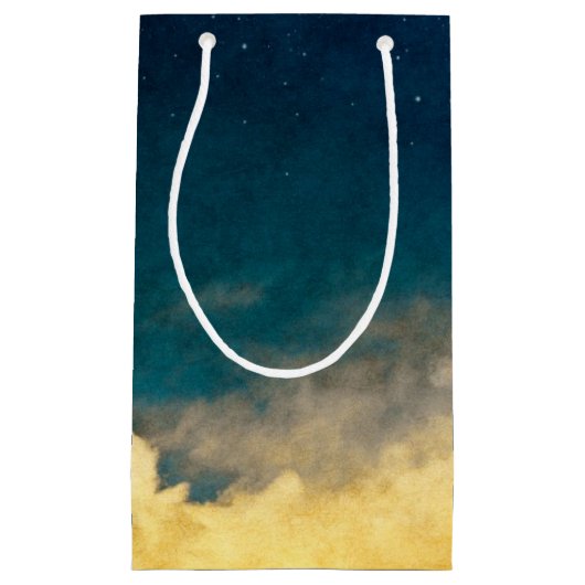 Petit Sac Cadeau Lune et Cloudscape (Devant)