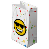 Petit Sac Cadeau Lunettes de soleil cool Emoji (Dos Angle)