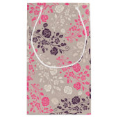Petit Sac Cadeau Luxe floral (Dos)
