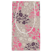 Petit Sac Cadeau Luxe floral (Devant)