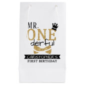 Petit Sac Cadeau M. ONEderful 1st Birthday Party Favor (Devant)