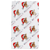 Petit Sac Cadeau Ma première Girafe de Noël (Devant)