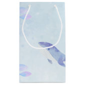 Petit Sac Cadeau Magie Sirène Thème Anniversaire Fête (Dos)