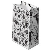 Petit Sac Cadeau Magique sorcière Whimsical Wiccan Pagan Parti (Dos Angle)